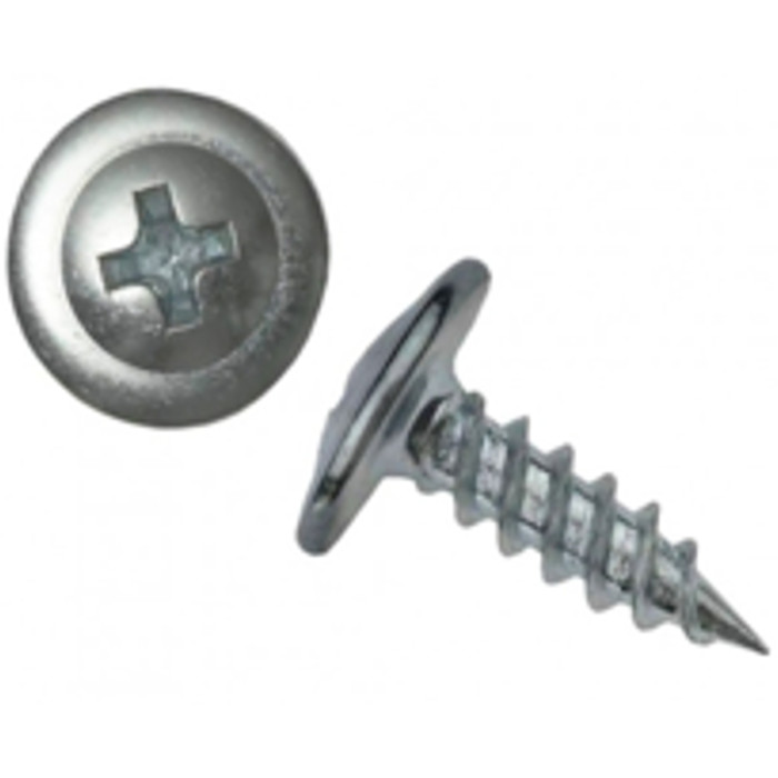 Саморез ПШ 4,2х13 (1000шт) шлиц PH2 цинк (пакет)